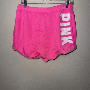 PINK Victoria's Secret Bright Pink Athletic Shorts